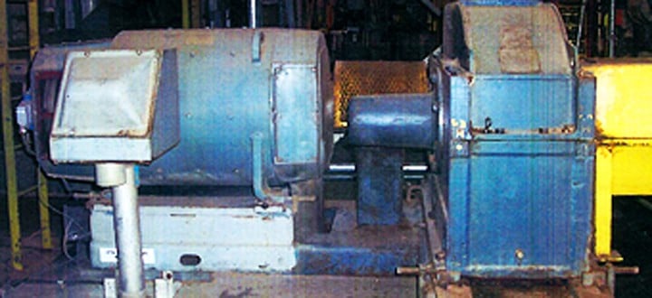 DC motor for a paper machine at Temple Inland Paper.