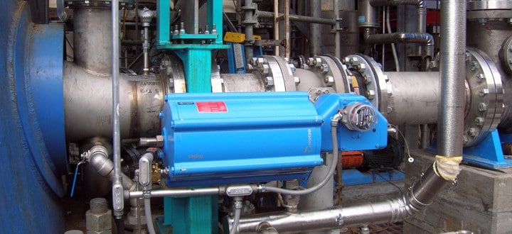 A Greenberry installed oxygen delignification pump at Weyerhaeuser.