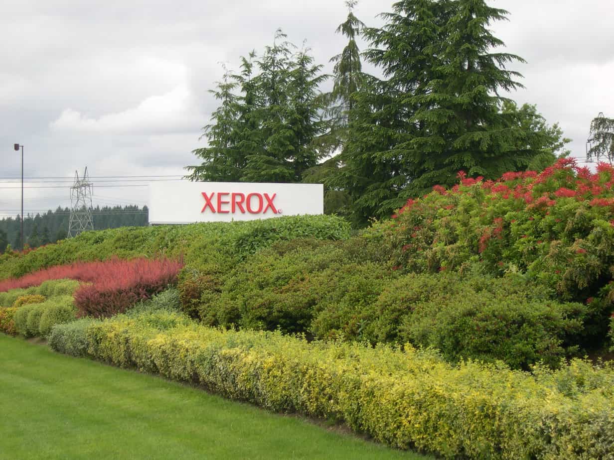 Xerox exterior headquarters sign.