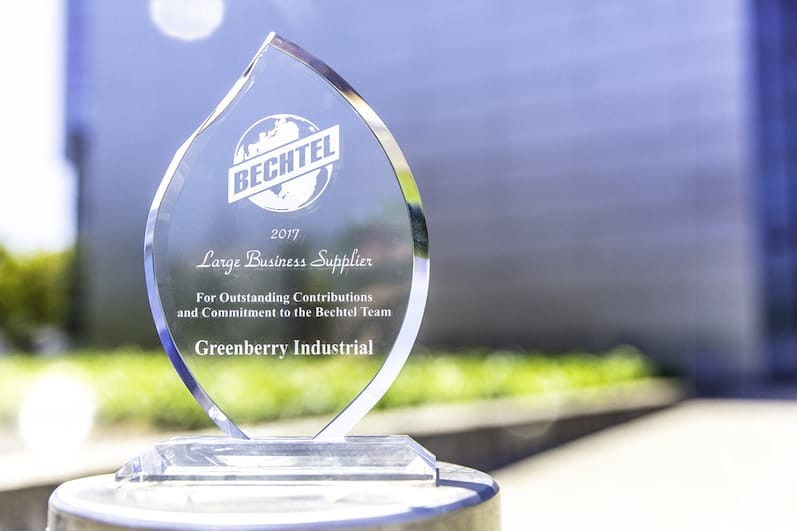 Bechtel Large Supplier 2018 Award